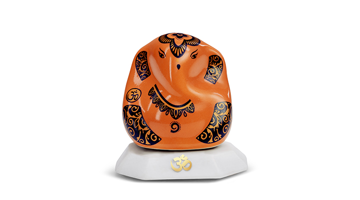 CERAMIC GANESHA - RED