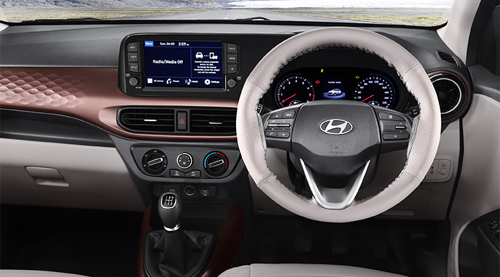 STEERING WHEEL COVER LEATHERETTE_GREY