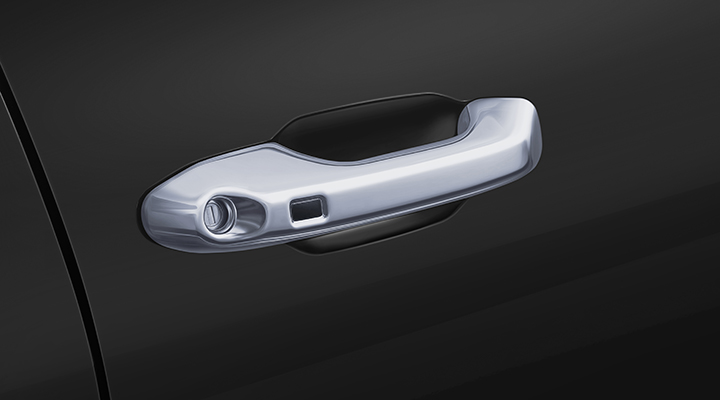 DR HANDLE CHROME W/KEYLESS ENTRY SWITCH -S VARIANT